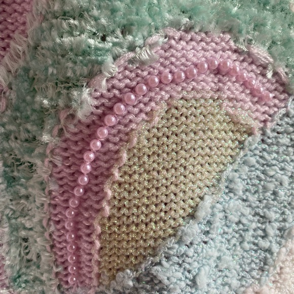 Vintage Jaclyn Smith Pastel Textured Sweater - Picture 8 of 8